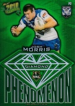 2010 NRL Champions - NRL Phenomenon Diamond Cards #P2 Josh Morris Front